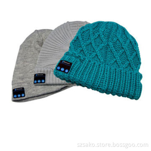 Bluetooth Music Hat for iPhone, BT Function Device, Handsfree, Long Time Working